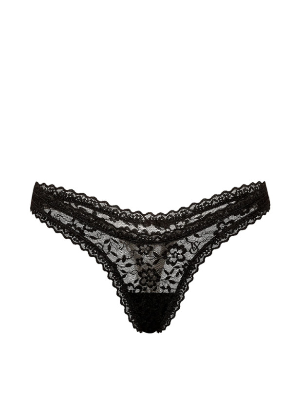 Трусики Стрінги Мереживні Victoria's Secret The Lacie Lace Ultra-Mini Scoop Thong Panty_3