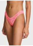 Трусики Стрінги Мереживні Victoria's Secret The Lacie Lace Ultra-Mini Scoop Thong Panty_2