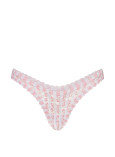 Трусики Стрінги Мереживні Victoria's Secret The Lacie Lace Ultra-Mini Scoop Thong Panty_2