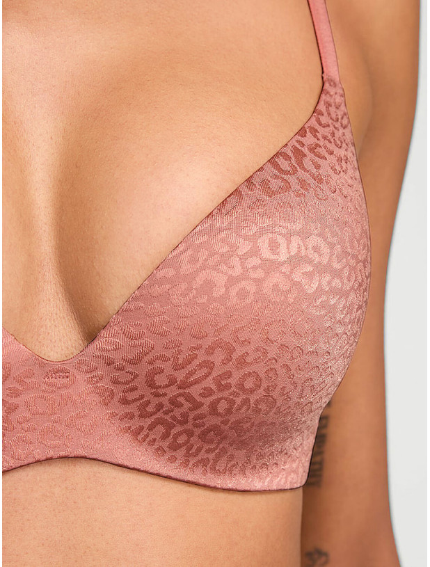 Бюстгальтер Бесшовный Victoria's Secret Body by Victoria FlexFactor Lightly Lined Plunge Demi Bra_2