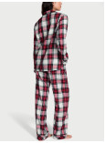 Піжама Фланелева Victoria's Secret Flannel Long Pajama Set_3