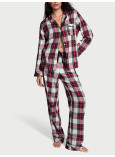 Піжама Фланелева Victoria's Secret Flannel Long Pajama Set_1