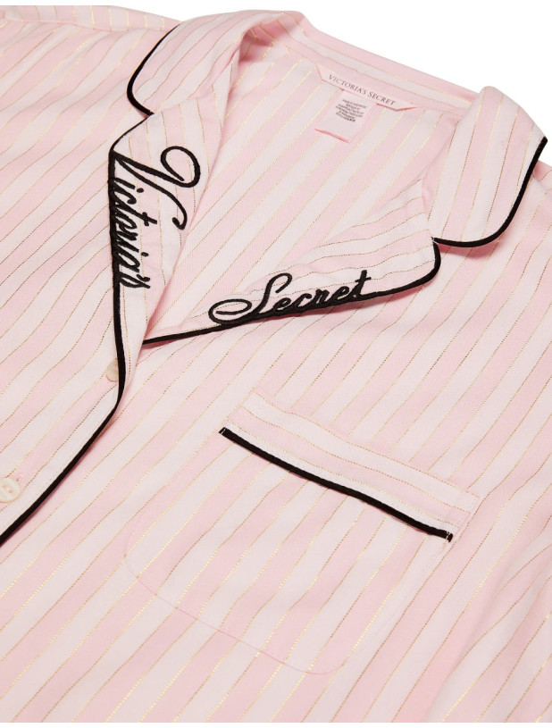 Піжама Фланелева Victoria's Secret Flannel Long Pajama Set_3