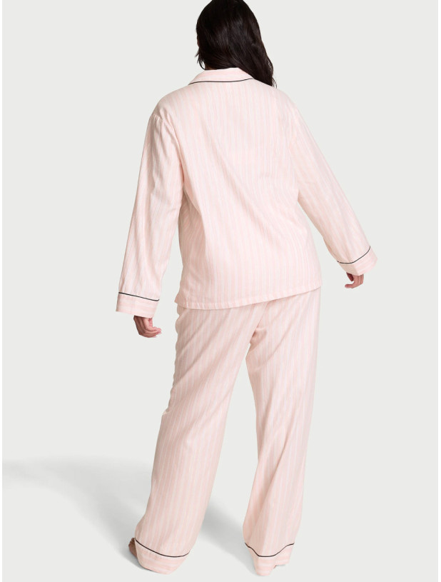 Піжама Фланелева Victoria's Secret Flannel Long Pajama Set_2