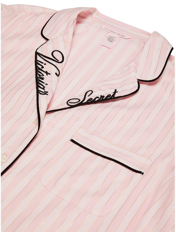 Піжама Фланелева з Шортами Victoria's Secret Flannel Short Pajama Set_3
