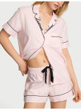 Піжама Фланелева з Шортами Victoria's Secret Flannel Short Pajama Set_1
