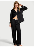 Піжама Victoria's Secret Signature Satin Shine Long Pajama Set_1