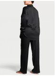 Піжама Сатинова Victoria's Secret Signature Satin Oversized Long Pajama Set_2