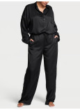 Піжама Сатинова Victoria's Secret Signature Satin Oversized Long Pajama Set_3