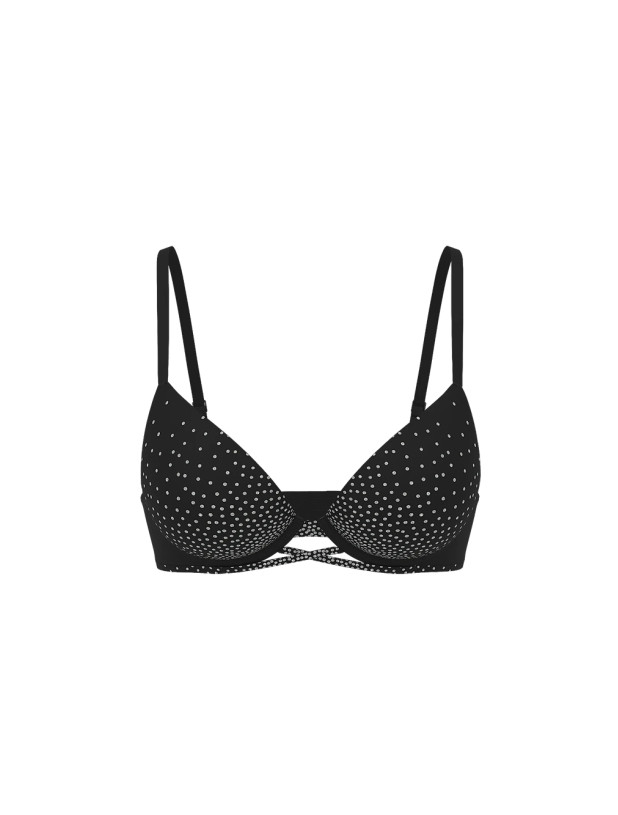 Комплект Білизни зі Стразами Victoria's Secret Very Sexy Sparkle Crystal Shine Cradle Push-Up Bra & Sparkle Crystal Shine Strap Brazilian Panty_4