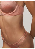 Комплект Білизни зі Стразами Victoria's Secret Very Sexy Sparkle Crystal Shine Cradle Push-Up Bra & Shine Strappy Thong Panty_1