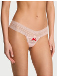 Трусики Стрінги Мереживні Victoria's Secret The Lacie Heart Lace Thong Panty_1