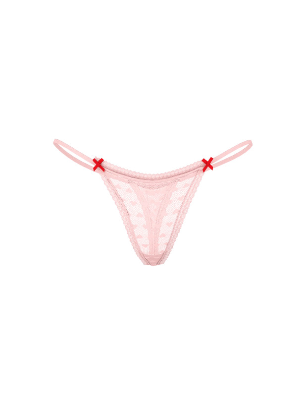 Трусики Стрінги Мереживні Victoria's Secret The Lacie Heart Lace String Thong Panty_3
