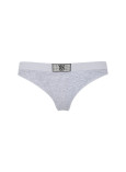 Бавовняні Трусики Стрінги Victoria's Secret Logo Cotton Shine Patch Thong Panty_3