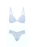 Комплект Білизни Victoria's Secret Sexy Tee Crochet Lace Push-Up Bra & Lace Thong Panty_6