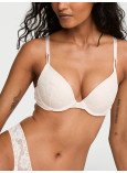 Комплект Білизни Victoria's Secret Sexy Tee Crochet Lace Push-Up Bra & Lace Thong Panty_1