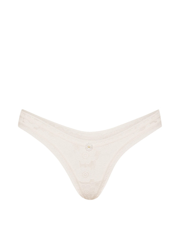 Трусики Стринги Кружевные Victoria's Secret The Lacie Lace Ultra-Mini Scoop Thong Panty_3