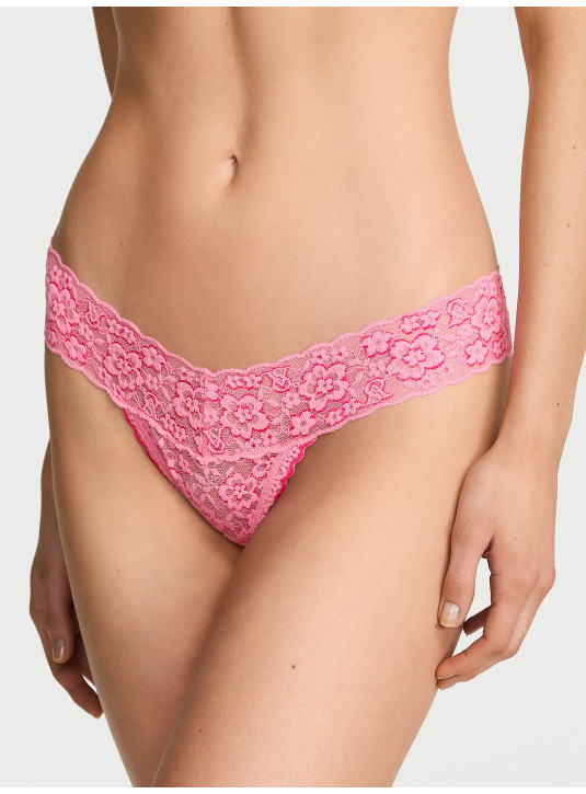 Трусики Стрінги Мереживні Victoria's Secret The Lacie Lace Thong Panty