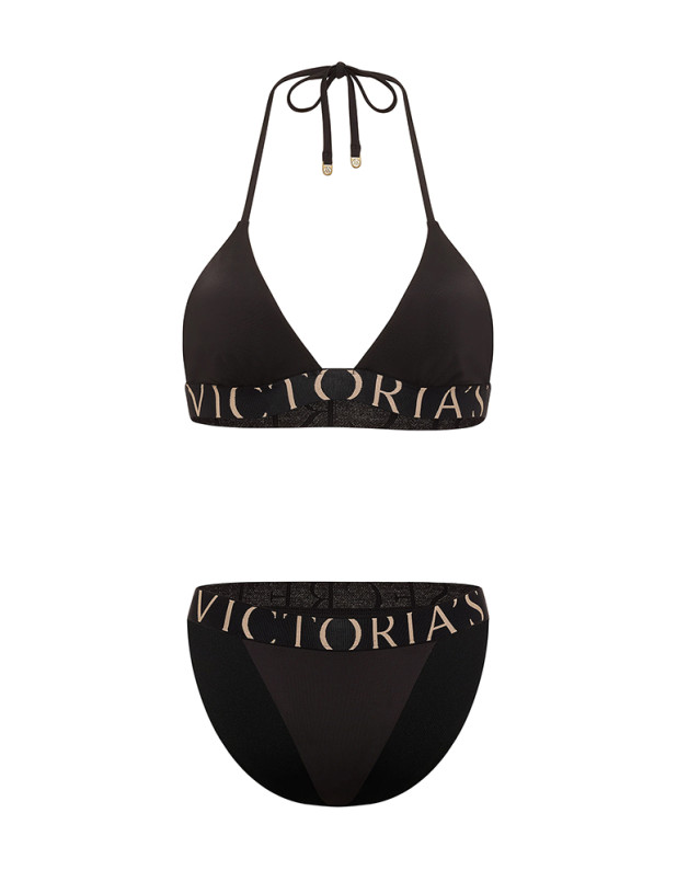 Купальник Бикини Треугольник Victoria's Secret Swim Exploded Logo Triangle Bikini Top & Logo Bikini Bottom_3