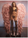 Комплект Білизни Пуш-ап Victoria's Secret Very Sexy Strappy Fishnet Lace Push-Up Bra & Fishnet Lace V-String Panty_4