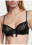Комплект Білизни Victoria's Secret Very Sexy Fringe Open Quarter Cup Bra & Fringe V-string Panty_3