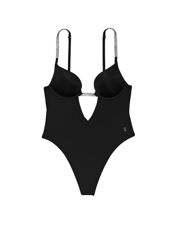 Боді зі Стразами Victoria's Secret Very Sexy Plunge Convertible Shine Bodysuit_4