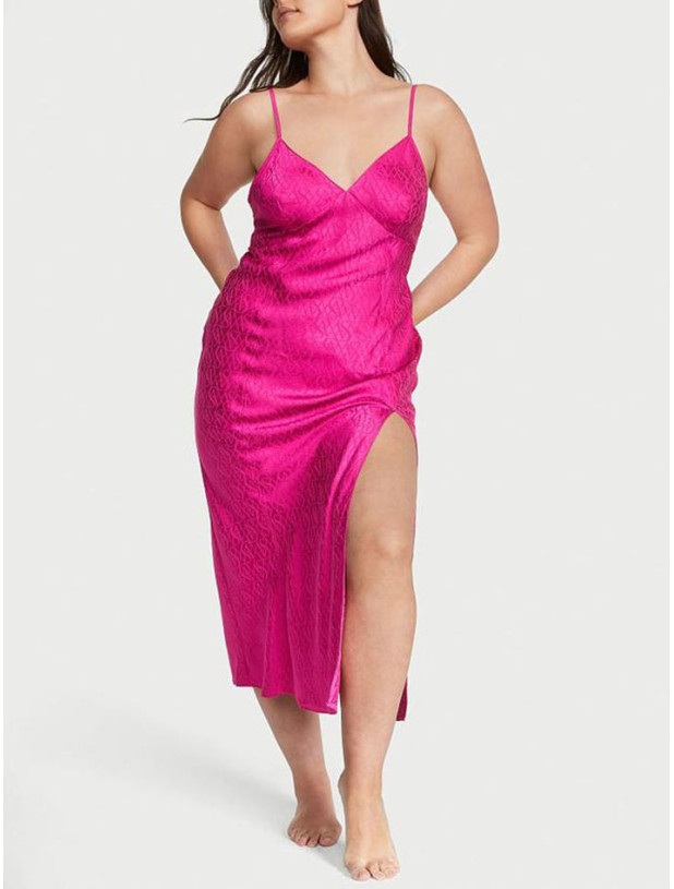 Сукня/Нічна Сорочка Сліп Дрес Victoria's Secret Icon Satin Midi Slip_2