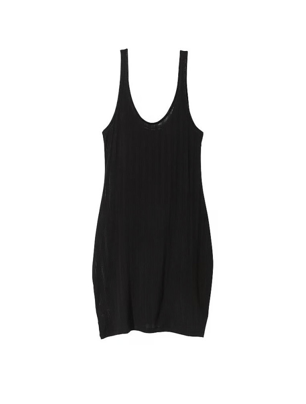 Нічна Сорочка-сукня Victoria's Secret Luxe Modal Ribbed Slip_3