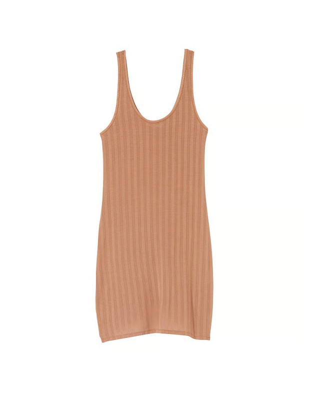 Нічна Сорочка-сукня Victoria's Secret Luxe Modal Ribbed Slip_3