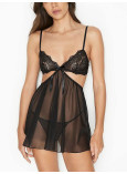 Пеньюар Victoria's Secret Very Sexy La Fleur Sheer Mesh & Lace Babydoll_1