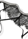 Пояс для Панчіх зі Стразами Victoria's Secret Very Sexy Shine Strap Lace Garter Belt_5