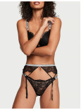 Пояс для Панчіх зі Стразами Victoria's Secret Very Sexy Shine Strap Lace Garter Belt_1