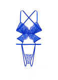 Боді з Відкритим Доступом Victoria's Secret Very Sexy Strappy Lace Crotchless Open Back Teddy_3