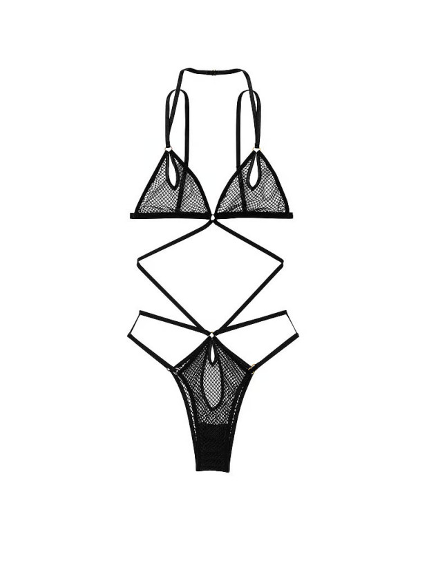 Боді Тедді Victoria's Secret Very Sexy Open Cup Strappy Naked Teddy_2
