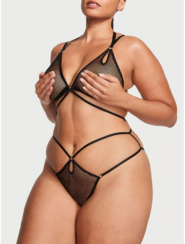 Боді Тедді Victoria's Secret Very Sexy Open Cup Strappy Naked Teddy_3