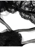 Боді Тедді зі Стразами Victoria's Secret Very Sexy Lace Triangle Chain Shine Strap Teddy_4
