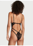 Боді Тедді зі Стразами Victoria's Secret Very Sexy Lace Triangle Chain Shine Strap Teddy_2