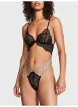 Боді Тедді зі Стразами Victoria's Secret Very Sexy Lace Triangle Chain Shine Strap Teddy_1
