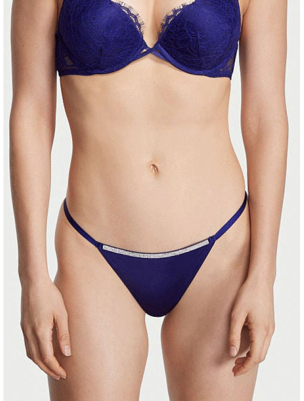 Трусики зі Стразами Victoria's Secret Very Sexy V-Hardware Shine V-String Panty_2