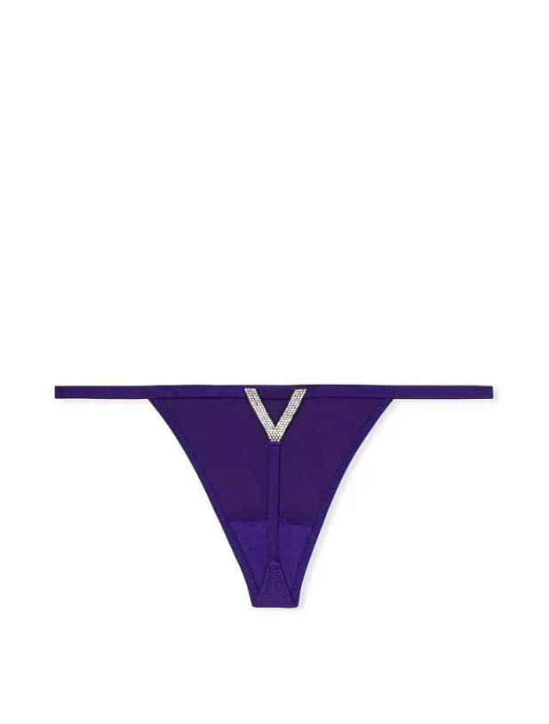 Трусики зі Стразами Victoria's Secret Very Sexy V-Hardware Shine V-String Panty_4
