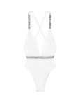 Купальник Суцільний зі Стразами Victoria's Secret Shine Strap Plunge One-Piece Swimsuit_2