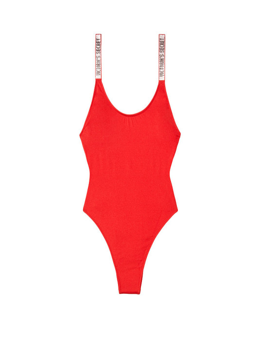 Суцільний Купальник Монокіні зі Стразами Victoria's Secret Shine Strap Vardia One-piece