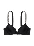Купальник зі Стразами Victoria's Secret Shine Strap Bombshell Add-2-cups Push-Up Top & Strap Laguna Thong Bottom_2