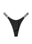 Купальник зі Стразами Victoria's Secret Shine Strap Bombshell Add-2-cups Push-Up Top & Strap Laguna Thong Bottom_3