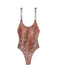 Суцільний Купальник Монокіні зі Стразами Victoria's Secret Shine Strap Vardia One-piece_1