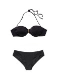 Купальник Бандо Пуш-ап Victoria's Secret Ventanas Bandeau Push-Up Top & Cheeky Bikini Bottom_2