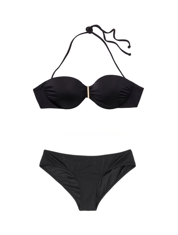 Купальник Бандо Пуш-ап Victoria's Secret Ventanas Bandeau Push-Up Top & Cheeky Bikini Bottom_2