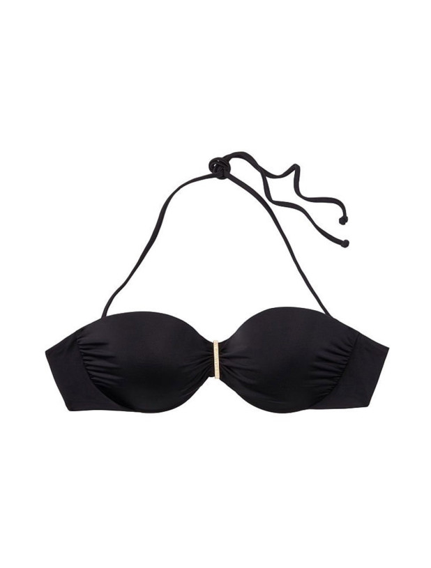 Купальник Бандо Victoria's Secret Ventanas Bandeau Push-Up Top & Escondido Brazilian Swim Bottom_2