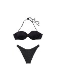 Купальник Бандо Victoria's Secret Ventanas Bandeau Push-Up Top & Escondido Brazilian Swim Bottom_1