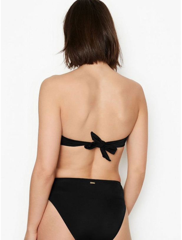 Купальник Бандо Victoria's Secret Ventanas Bandeau Push-Up Top & Escondido Brazilian Swim Bottom_4